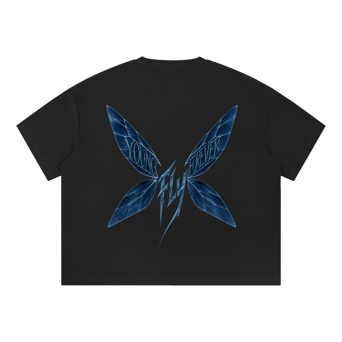 Youn Fly Forever Pixie Waffle Boxy T-Shirt
