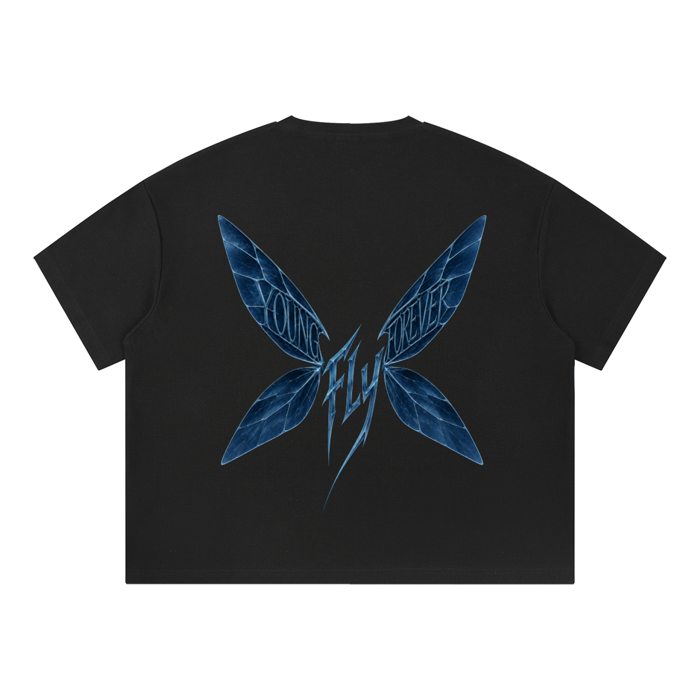 Youn Fly Forever Pixie Waffle Boxy T-Shirt