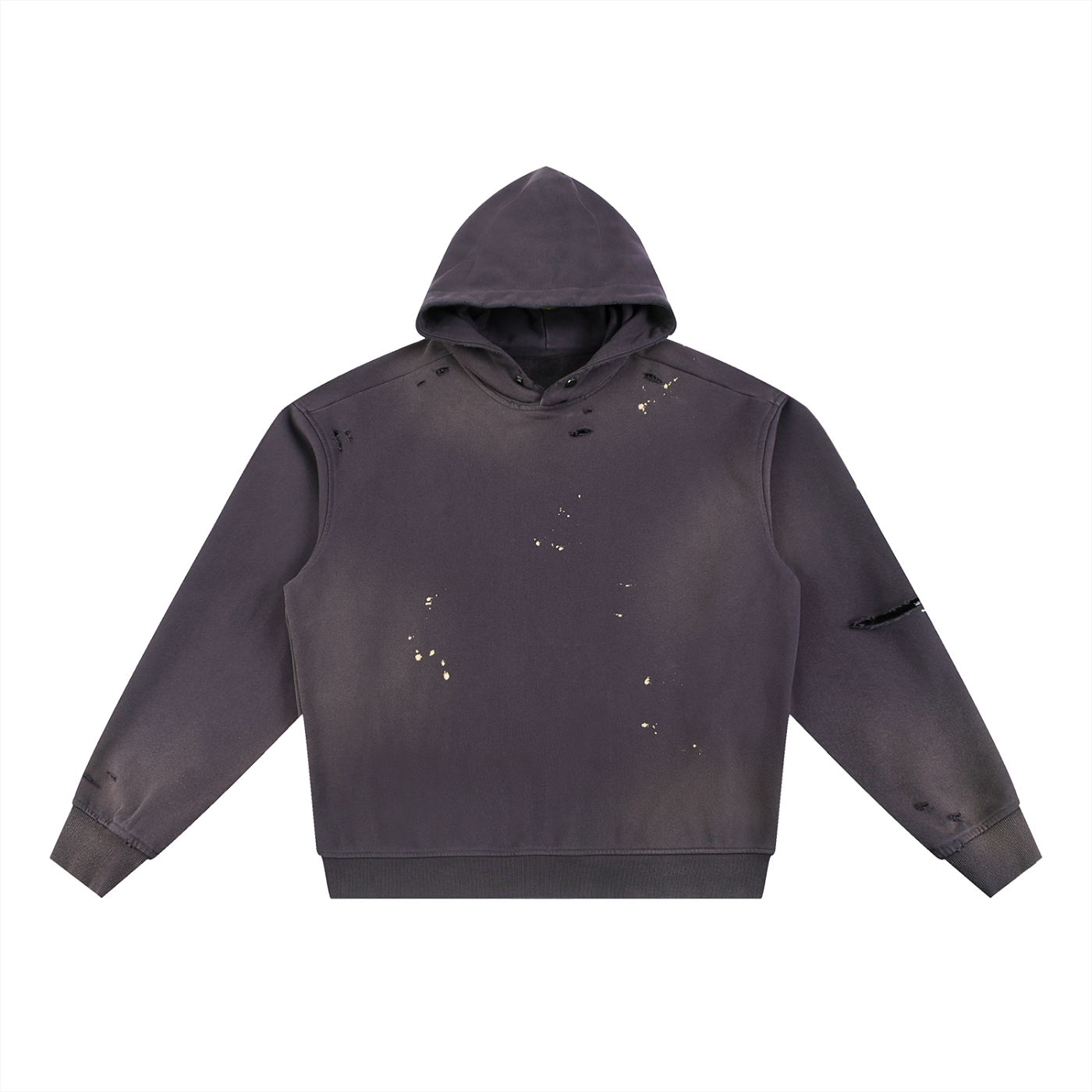 Sun Fade Dark Purple Young Fly Forever Fleece Hoodie