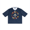 Unisex Pinstripe Young Fly Forever Collared Soccer Jersey