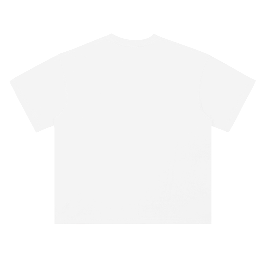 Heavyweight Drop Shoulder Cotton “infinity plane” T-Shirt