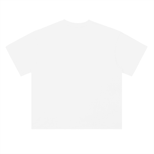 Heavyweight Drop Shoulder Cotton “infinity plane” T-Shirt