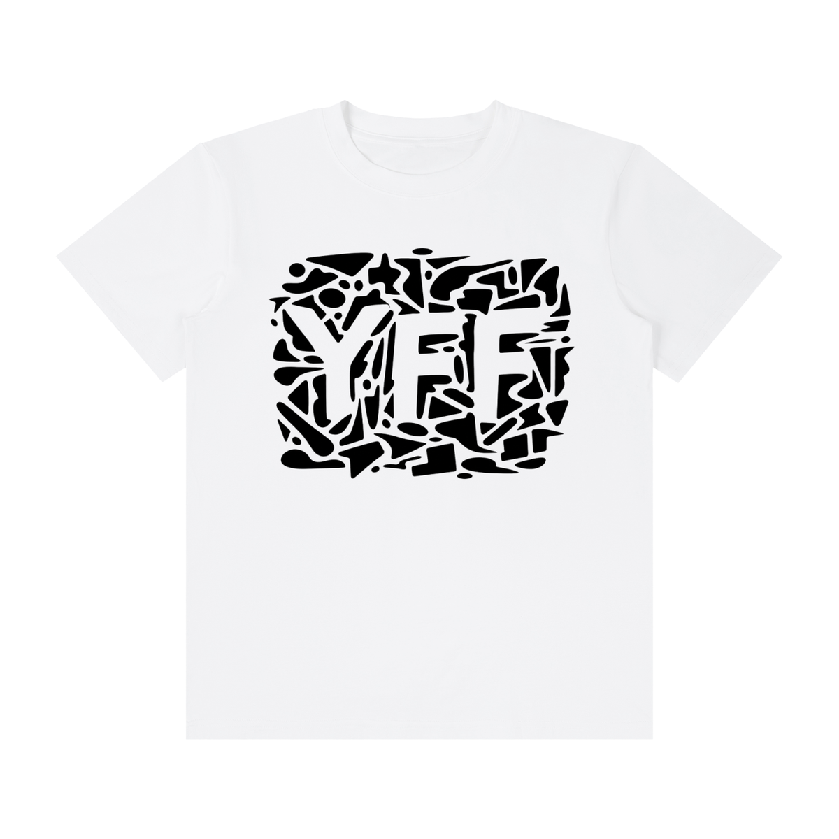 Unisex Crew “abstract YFF” Cotton T-Shirt