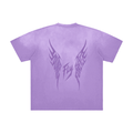Vintage Washed Light Purple Young Fly Forever T-Shirt