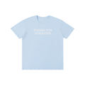 Pure Cotton Unisex “Young Fly Forever” embroidered T-Shirt
