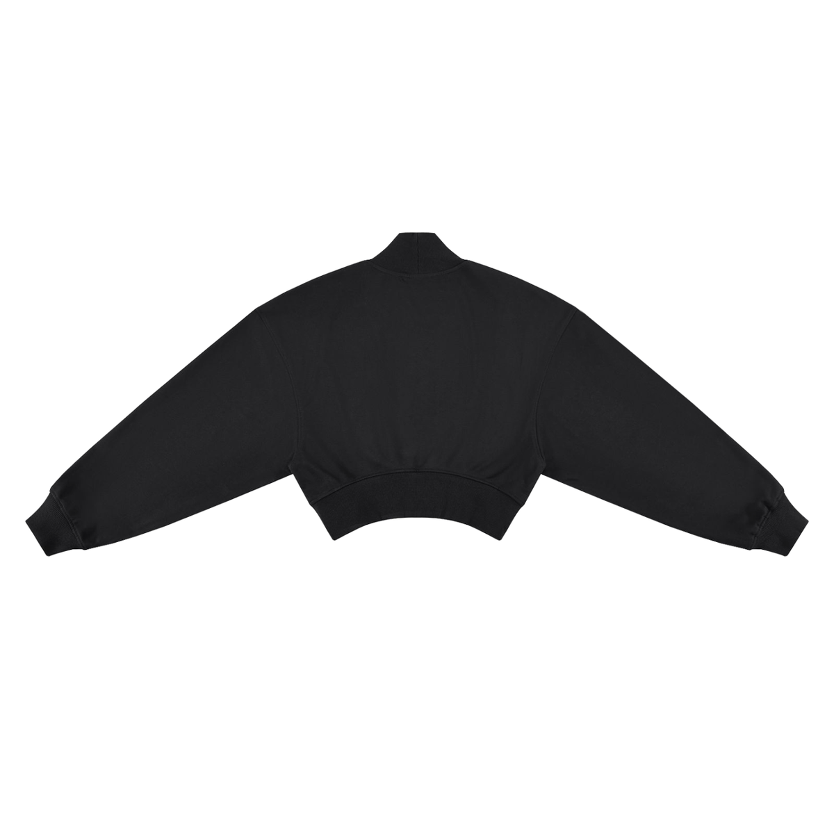 Women's Crop Mock Neck YFF leaves Sweatshirt