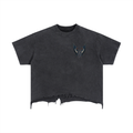 Young Fly Forever  Boxy Distressed Hem T-Shirt