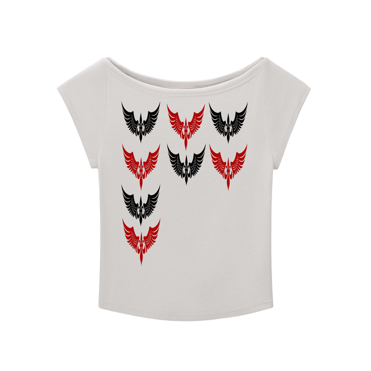 Essential Wide Neck "Fly Saints" Baby T-shirt