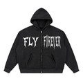 Fly Forever Sparkles Full Zip Boxy Hoodie