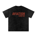 Young Fly Forever Aviation Crew  Oversized T-Shirt