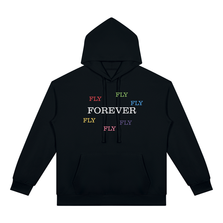 Unisex "Fly Forever" Embroidery  Hoodie