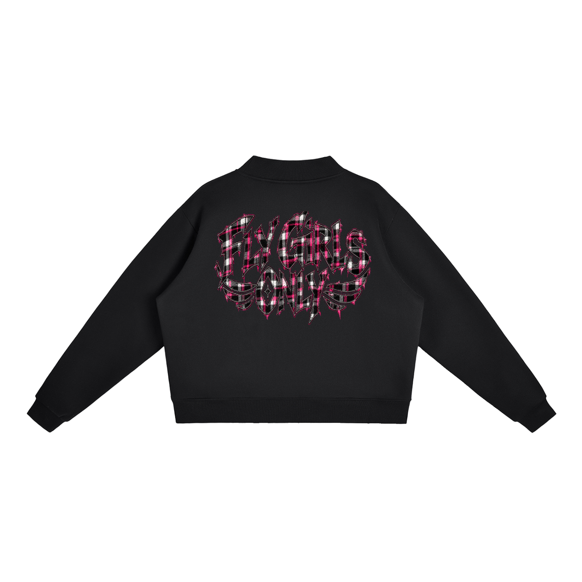 Fleece Neck Crew “FlyGirlsOnly” Sweatshirt