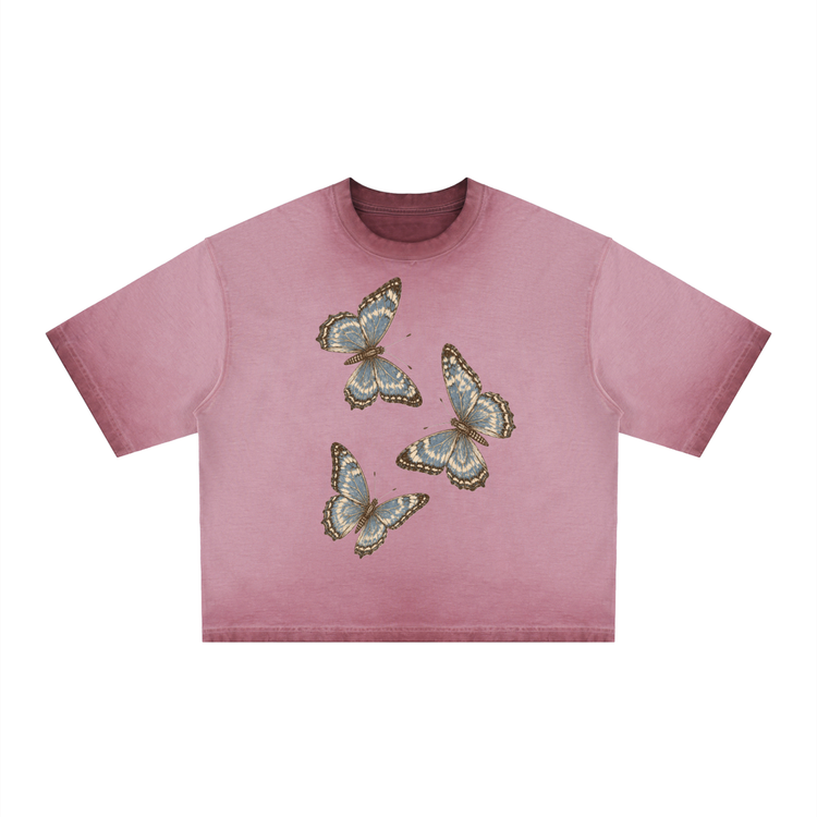Youn Fly Forever Butterfly Boxy T-Shirt