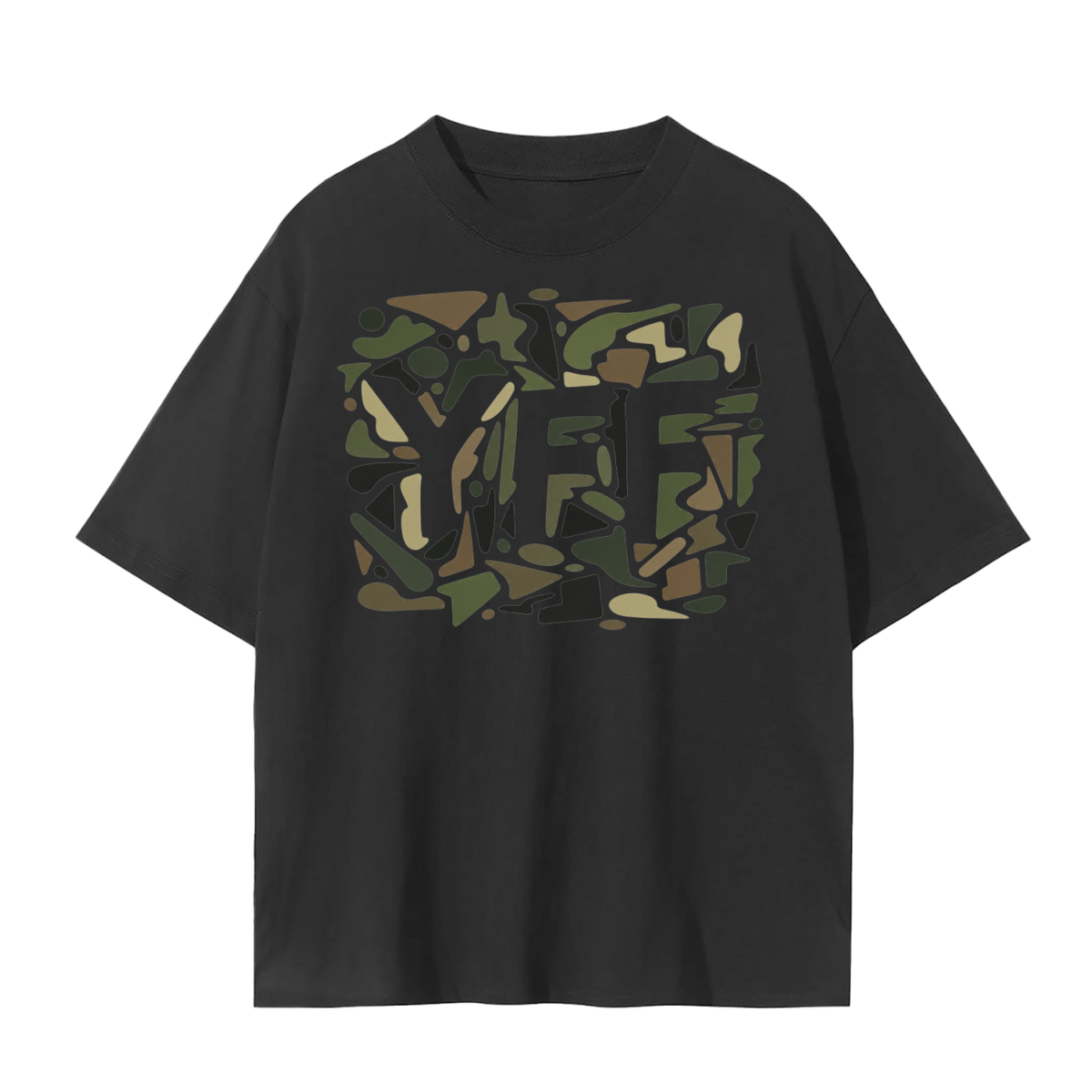 Unisex Seamless “abstract camo YFF” T-Shirt